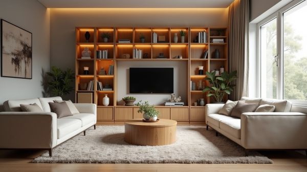 Créer une ambiance chaleureuse avec des solutions de rangement astucieuses