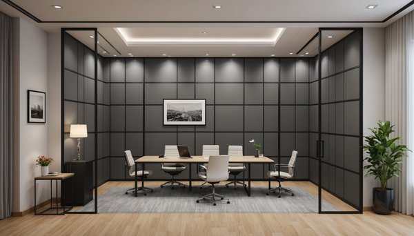 Solutions de cloison isophonique : esthétique et flexibilité personnalisées